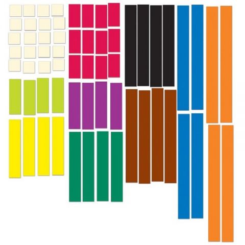 JUEGO SET GIGANTE DE 64 REGLETAS DE CUISENAIRE MAGNÉTICAS LER7708 (LEARNING RESOURCES)