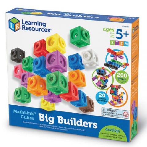 JUEGO MATHLINK CUBES BIG BUILDERS LER9291 (LEARNING RESOURCES)