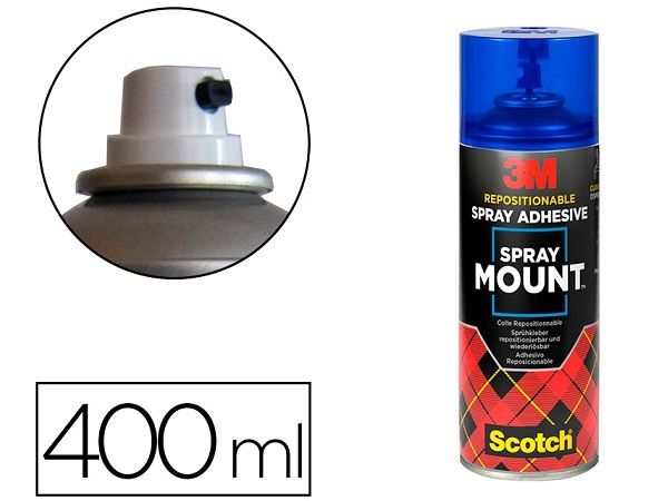 3M SPRAY ADHESIVO REPOSICIONABLE SPRAY MOUNT 400 ML 7100296529