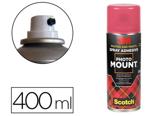 3M SPRAY ADHESIVO PERMANENTE PHOTO MOUNT  400 ML