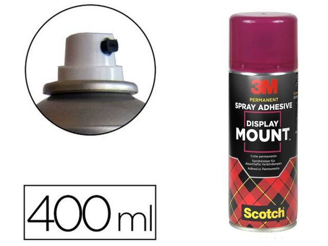 3M SPRAY ADHESIVO PERMANENTE DISPLAY MOUNT 400 ML