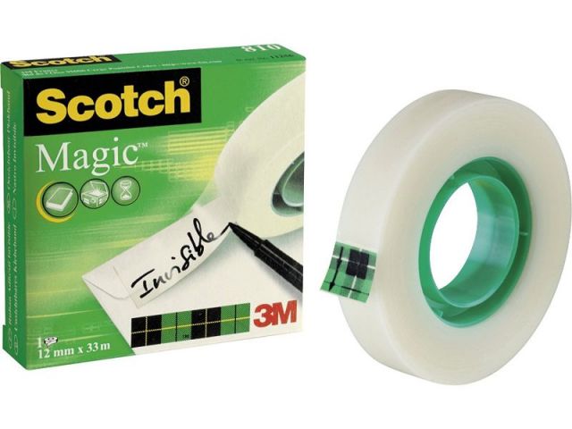 SCOTCH MAGIC CINTA INVISIBLE 810 12X33 810/1233