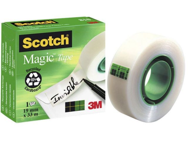 SCOTCH MAGIC CINTA INVISIBLE 810 19X33 810/1933