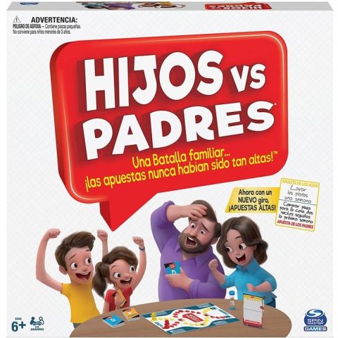 JUEGO HIJOS VS PADRES 6065093 (SPINMASTER)