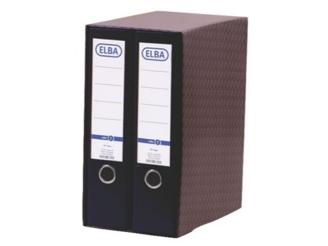 ELBA  MOD 2 ARCHIV 8CM TARJ A4 NEGRO 100580054