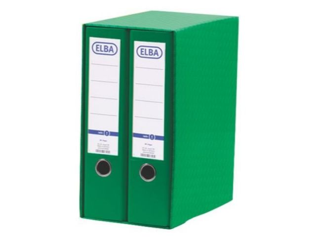 ELBA  MOD 2 ARCHIV 8CM TARJ A4 VERDE 100580051