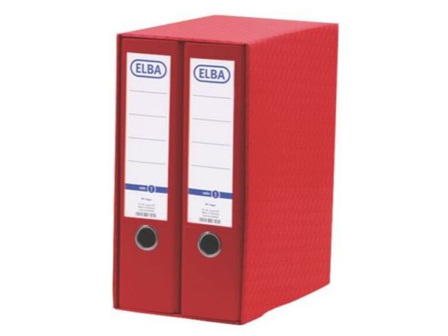 ELBA  MOD 2 ARCHIV 8CM TARJ A4 ROJO  100580052