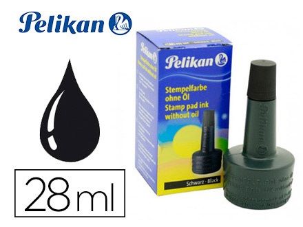 PELIKAN TINTA SELLAR 4K 28ML. NEGRO 351197