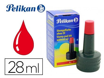 PELIKAN TINTA SELLAR 4K 28ML ROJO 351221