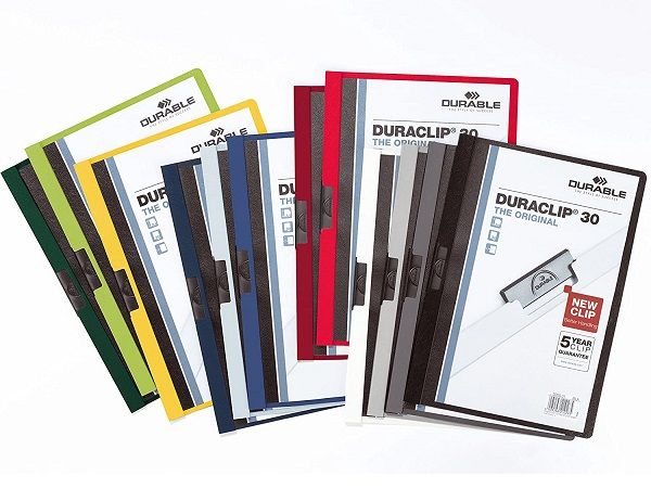 (PACK.25) DURABLE CARPETA DURACLIP 30 H A4 NEGRO 2