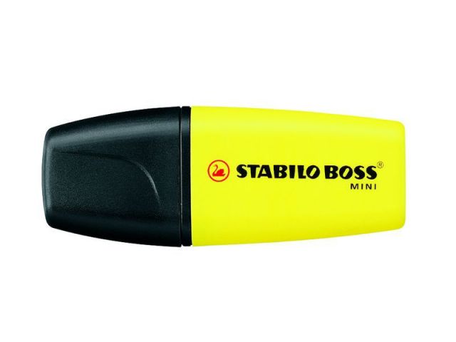 (CJ.10) STABILO BOSS MINI FLUOR AMARILLO 07/2