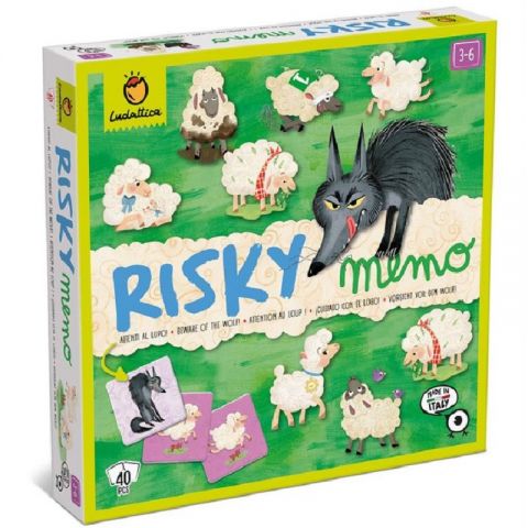 JUEGO RISKY MEMO ¡CUIDADO CON EL LOBO! LU21016 (LUDATTICA)
