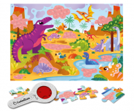 PUZZLE SECRETO 24 PIEZAS LOS DINOSAURIOS LU21863 (LUDATTICA)