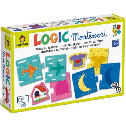 JUEGO LOGIC MONTESSORI ENCUENTRA LA FORMA LU22532 (LUDATTICA)