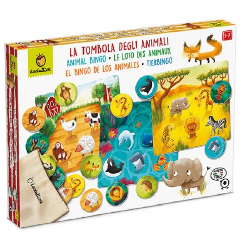 JUEGO EL BINGO DE LOS ANIMALES LU23300 (LUDATTICA)