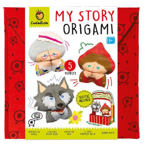 JUEGO MY STORY ORIGAMI CAPERUCITA ROJA LU23416 (LUDATTICA)
