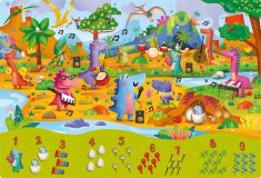 PUZZLE 123 LOS DINOSAURIOS 23874 (LUDATTICA)