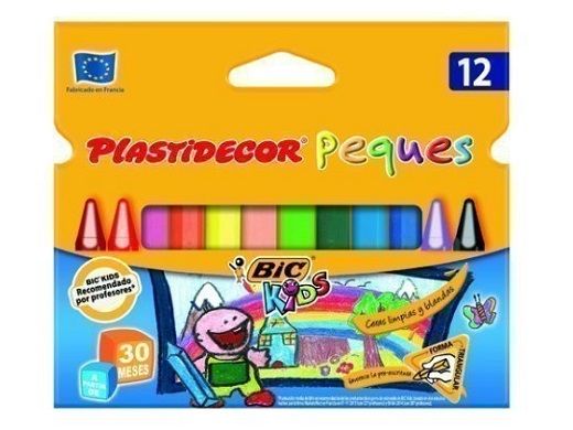 BIC PLASTIDECOR ESTUCHE 12 CERAS PEQUES 875774