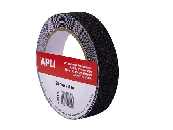 APLI  CINTA ANTIDESLIZANTE NEGRA 25mm x 5mt. 18811