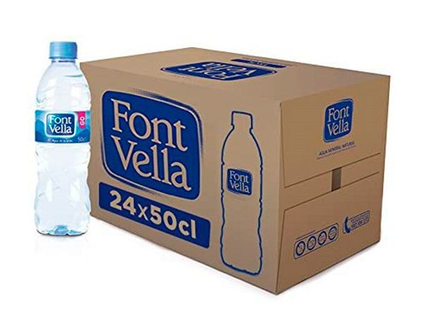 AGUA PACK 24 FONT VELLA  0.50L.