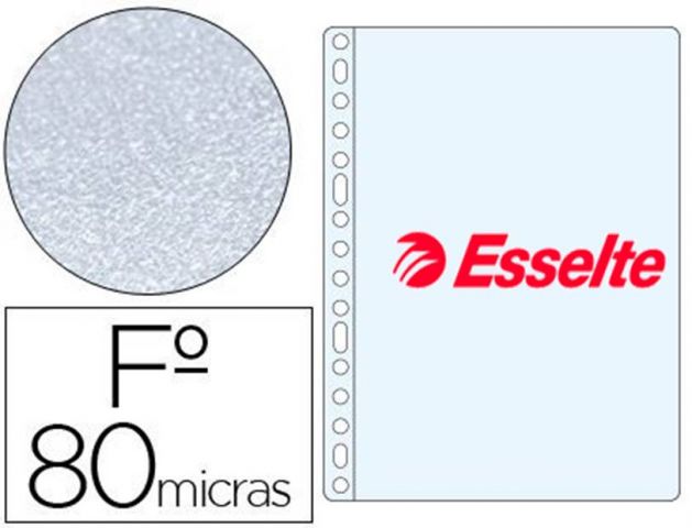 ESSELTE P.100 FUNDAS MULTITALADRO PP FOLIO 46134