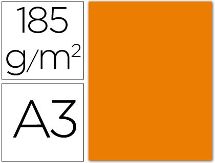 GUARRO 50H CART.IRIS A3 185G NARANJA 200040188