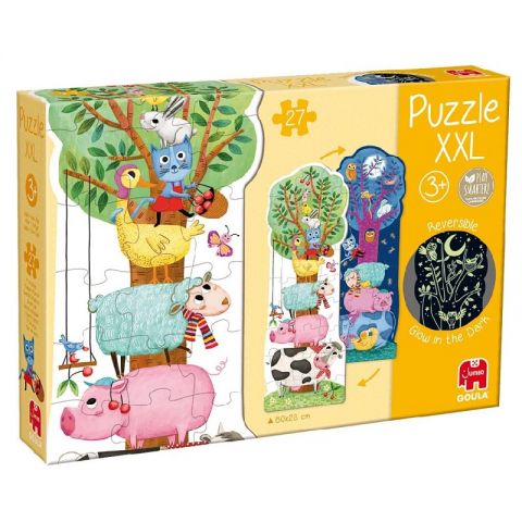 PUZZLE XXL 27 PIEZAS REVERSIBLE GRANJA DÍA & NOCHE 50217 (GOULA)