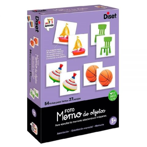 JUEGO YO APRENDO MEMO PHOTO OBJETOS 68946 (DISET)