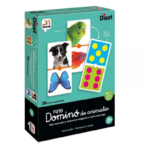 JUEGO DOMINÓ FOTO DE LOS ANIMALES (DISET)