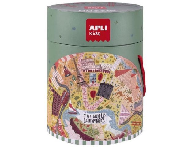 PUZLE CIRCULAR MONUMENTOS 19135 (APLI KIDS) 