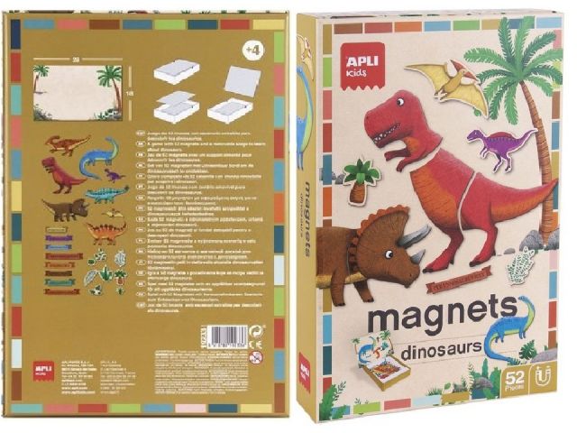 JUEGO MAGNÉTICOS DINOSAURIOS 19233 (APLI KIDS)