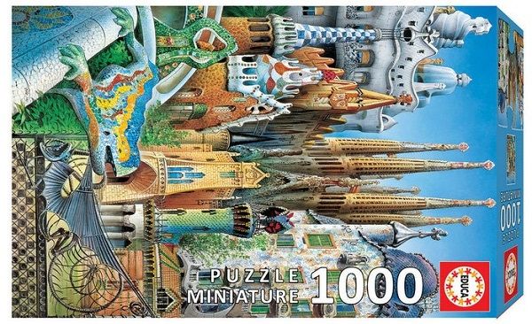 PUZZLE 1000 PZ. GAUDI, COLLAGE  - 11874 (EDUCA)