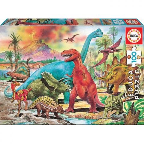 PUZZLE 100 PIEZAS DINOSAURIOS 13179 (EDUCA)