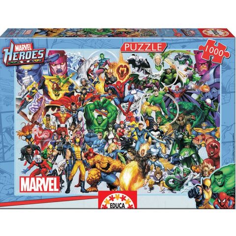 PUZZLE 1000 PIEZAS LOS HÉROES DE MARVEL 15193 (EDUCA)