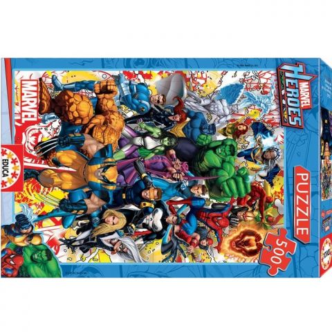 PUZZLE 500 PIEZAS HÉROES MARVEL 15560 (EDUCA)