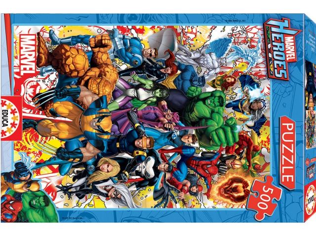 PUZZLE 500 PIEZAS HÉROES MARVEL 15560 (EDUCA)
