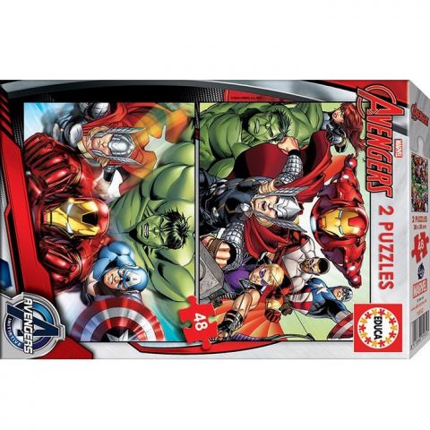 2 PUZZLES 48 PIEZAS AVENGERS 15932 (EDUCA)