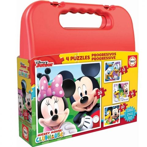 MALETA PUZZLE PROGRESIVOS MICKEY MOUSE 16505 (EDUCA)