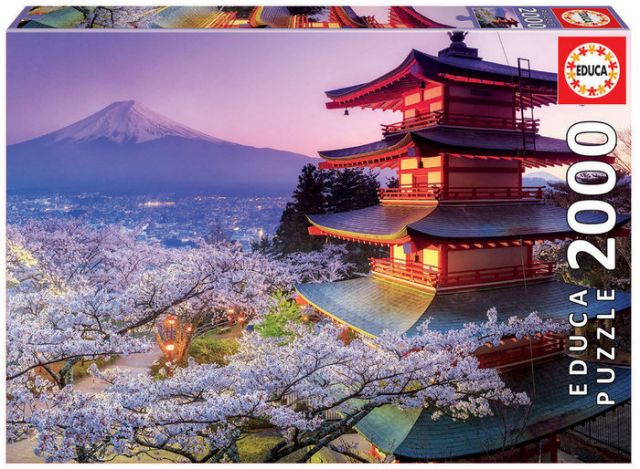 PUZZLE 2000 PZ. MONTE FUJI, JAPON  - 16775 (EDUCA)