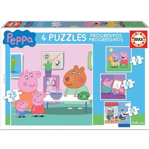 PUZZLE PROGRESIVOS PEPPA PIG 16817 (EDUCA)