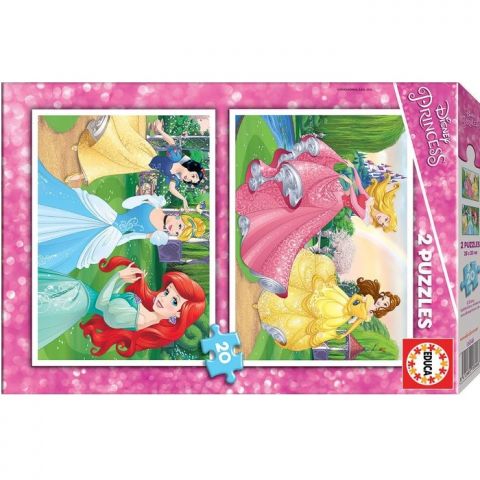 2 PUZZLES 20 PIEZAS PRINCESAS DISNEY 16846 (EDUCA)