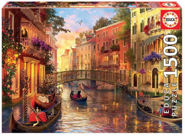 PUZZLE 1500 PZ. ATARDECER EN VENECIA- 17124 (EDUCA