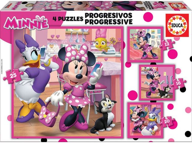 PUZZLE PROGRESIVOS MINNIE AYUDANTES FELICES 17630 (EDUCA)