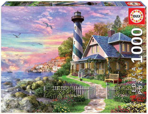 PUZZLE 1000 PZ. FARO EN ROCK BAY  - 17740 (EDUCA)