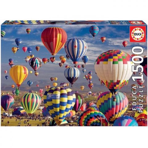 PUZZLE 1500 PIEZAS GLOBOS AEROSTÁTICOS 17977 (EDUCA)