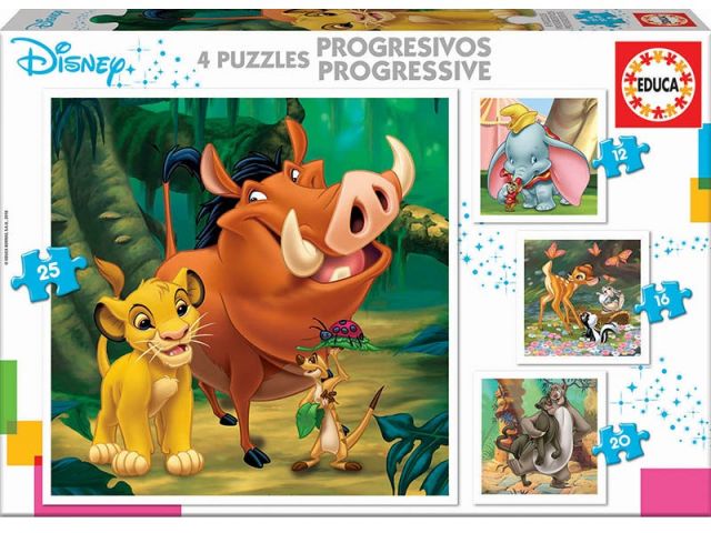 PUZZLE PROGRESIVOS LIBRO DE LA SELVA 18104 (EDUCA)