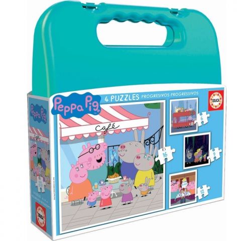 MALETA PUZZLE PROGRESIVOS PEPPA PIG 18112 (EDUCA)