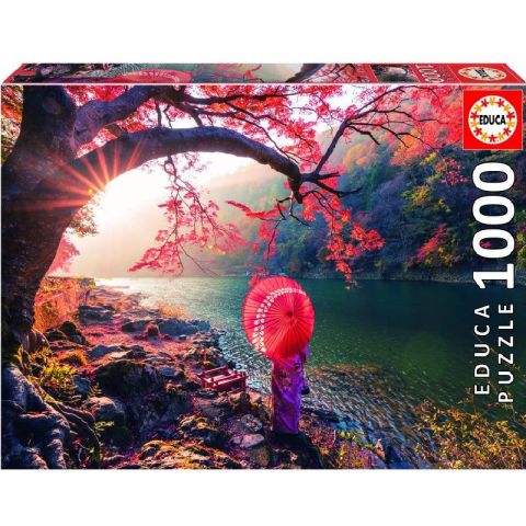 PUZZLE 1000 PIEZAS AMANECER EN EL RíO KATSURA, EN JAPÓN 18455 (EDUCA)
