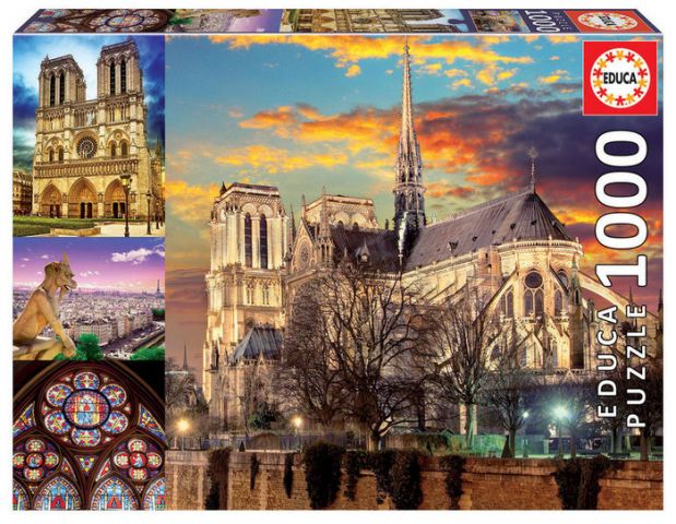 PUZZLE 1000 PZ. COLLAGE NOTRE DAME  -18456 (EDUCA)