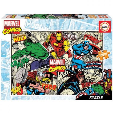 PUZZLE 1000 PIEZAS MARVEL COMICS 18498 (EDUCA)